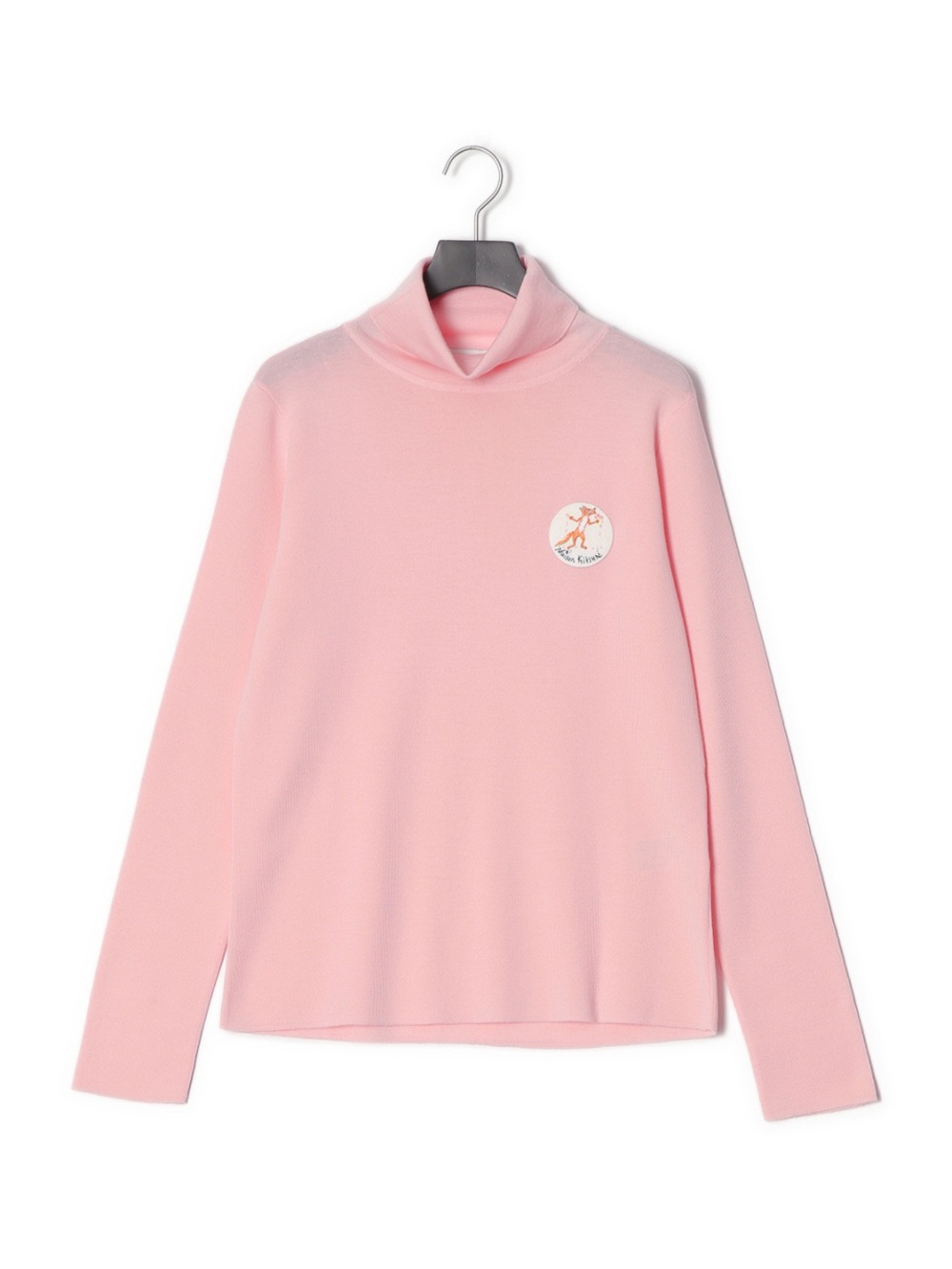Maison Kitsuné x Olympia Le Tan Oly Flower Fox Patch Fitted Turtleneck Size XS